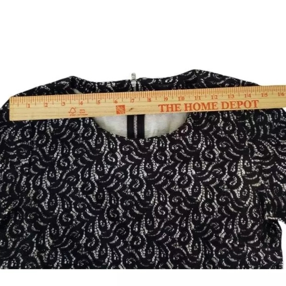 J Crew Black Lace Peplum Top Small - Picture 12 of 16
